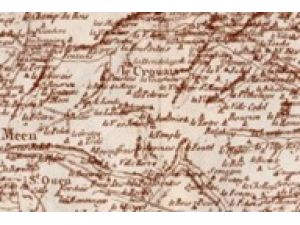 Carte de Le Crouais vers 1789