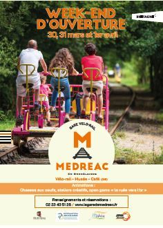 La gare vélo-rail de Médréac: Animation pour Pâques