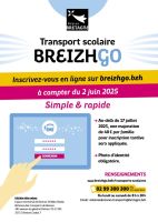 Insription aux transports scolaires 2025-2026