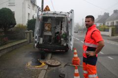 Travaux d'hydrocurage des réseaux d'assainissement