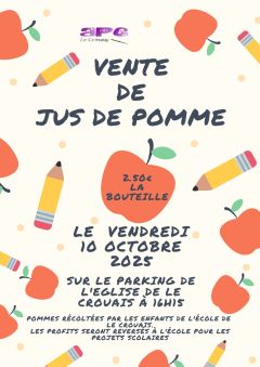 APE : Vente de Jus de Pomme