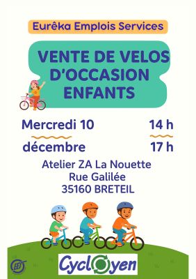 CYCLOYEN : Vente spéciale - vélo enfants